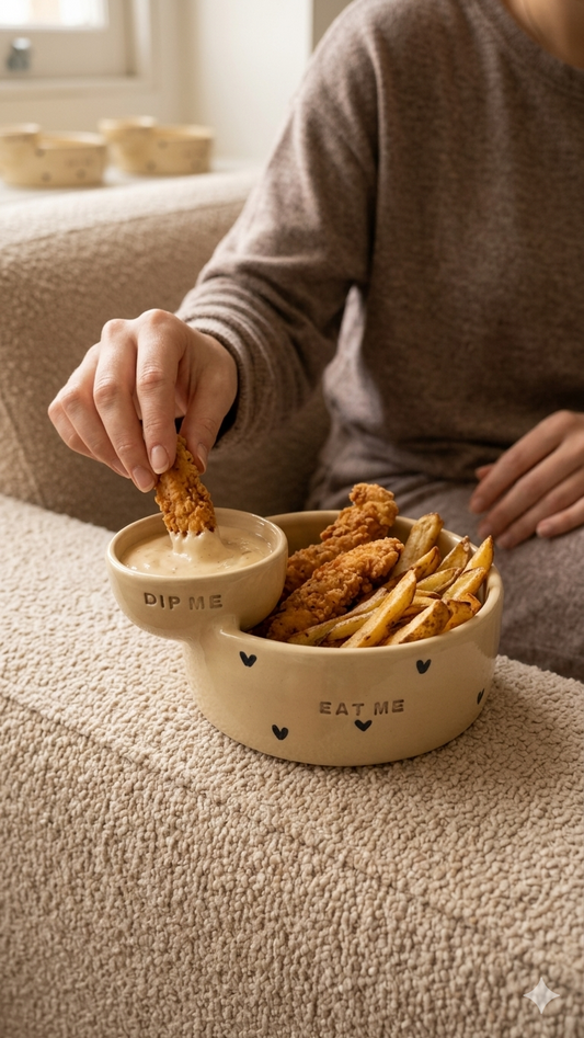 EAT ME , DIP ME PLATE