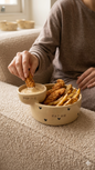 EAT ME , DIP ME PLATE